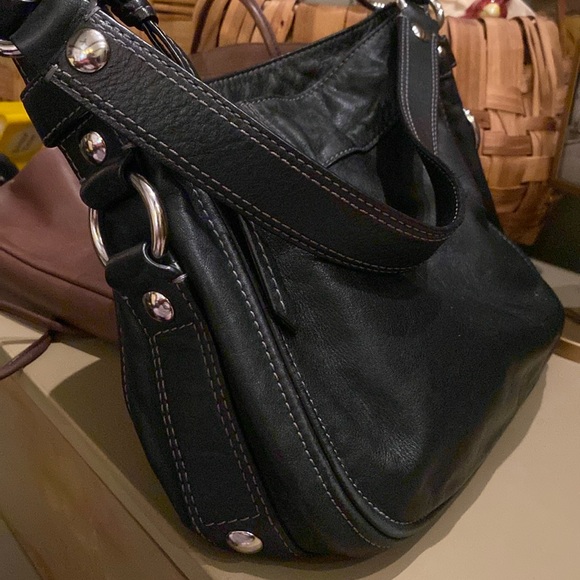 Coach Zoe Leather Shoulder Bag 14707 - Picture 8 of 13